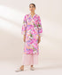 Women's Pret Cambric Embroidered Multi Straight Shirt